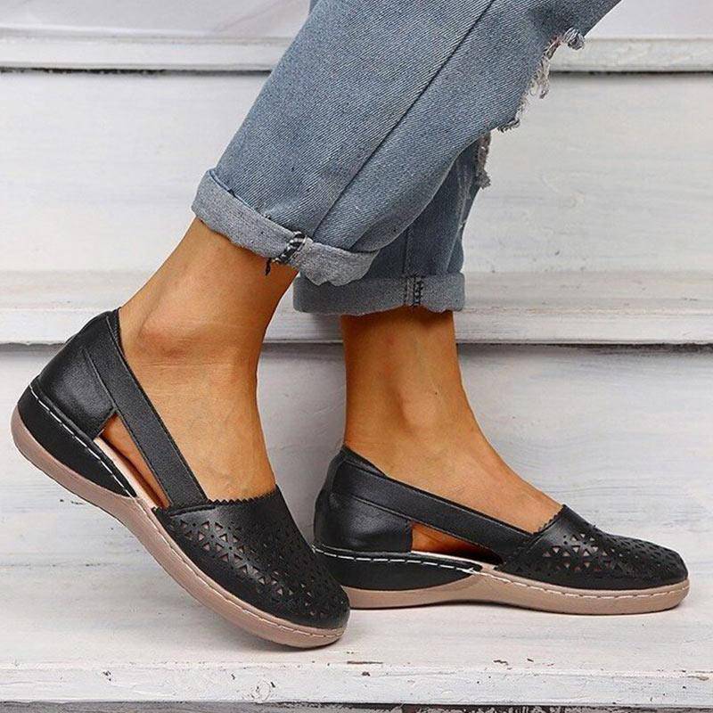 Women's Wedges Orthopedic Hollow Out Vintage Sandals